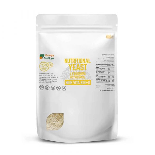 Levedura Nutricional flocos Vit. B+D 1kg - Energy Feelings