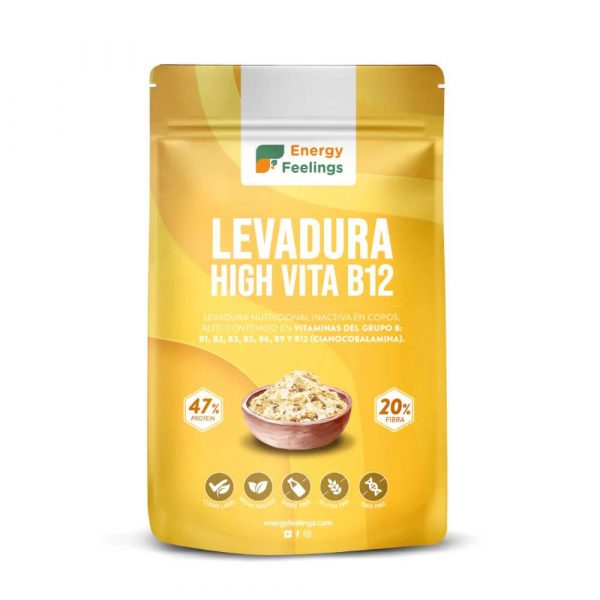 Levedura Nutricional flocos Vit. B12 250g - Energy Feelings