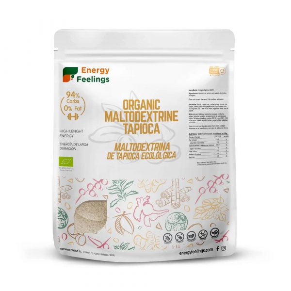 Maltodextrina de Tapioca Bio 500g - Energy Feelings