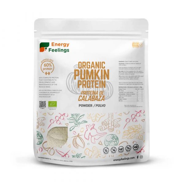 Proteína de Abóbora Bio 1Kg - Energy Feelings