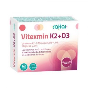 Vitexmin K2 + D3 60 Cápsulas - Sakai