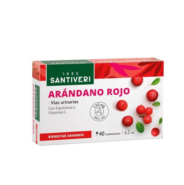 Arandano vermelho em cápsulas da marca Santiveri