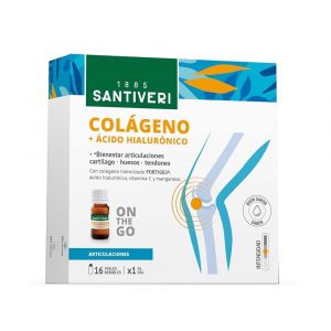 Artrosin Colagenio e ácido hialurónico em ampolas da marca Santiveri