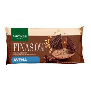 Bolacha Fina Aveia com Chocolate negro 88g - Santiveri