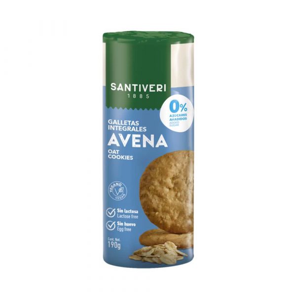 bolachas integrais Aveia da marca santiveri