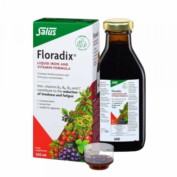 Floradix 250ml da marca Salus