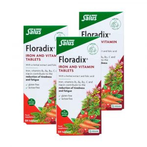 Floradix pack em comprimidos da marca Salus