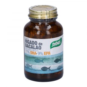 Óleo de Fígado de Bacalhau 120 Softgels - Santiveri