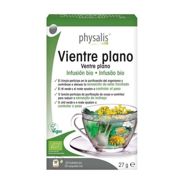 Ventre plano infusão physalis