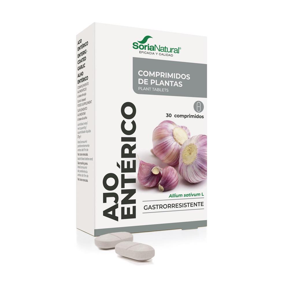 alho entérico comprimidos da soria natural