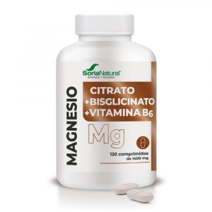 Citrato e Bisglicinato de Magnesio com vitamina b6 da marca soria natural
