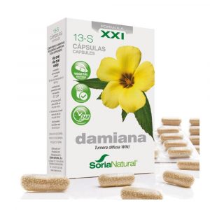 Damiana cápsulas da marca soria natural