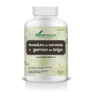 levedura de cerveja e germen de trigo comprimidos da soria natural