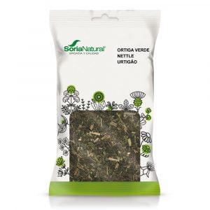 urtiga verde em bolsa da marca soria natural
