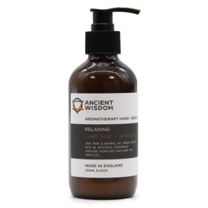 loção hidrante sage e lavanda da marca ancient wisdom