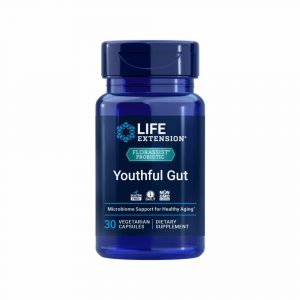 Probiótico youthful gut da marca life extension