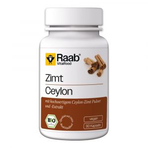 Canela em cápsulas da marca raab vitalfood