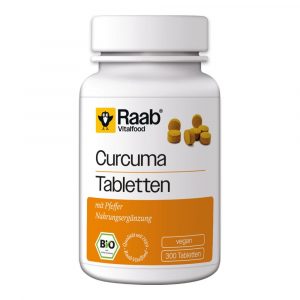 Curcuma em cápsulas da marca raab vitalfood