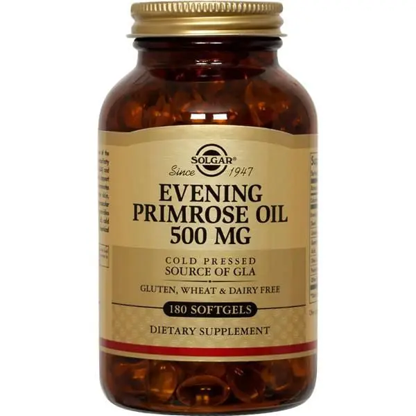 Aceite de onagra 500 mg 180 cápsulas - Solgar