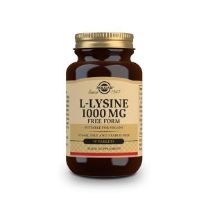 L-Lisina 1000Mg 50 Comprimidos - Solgar