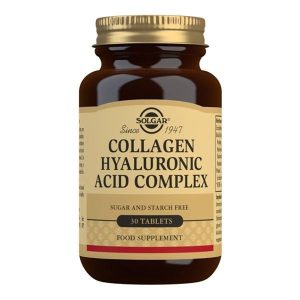 Ácido Hialurónico + Colagénio 30 Comprimidos - Solgar