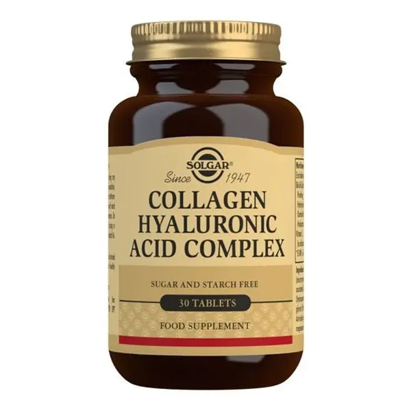 Ácido Hialurónico + Colágeno 30 Comprimidos - Solgar