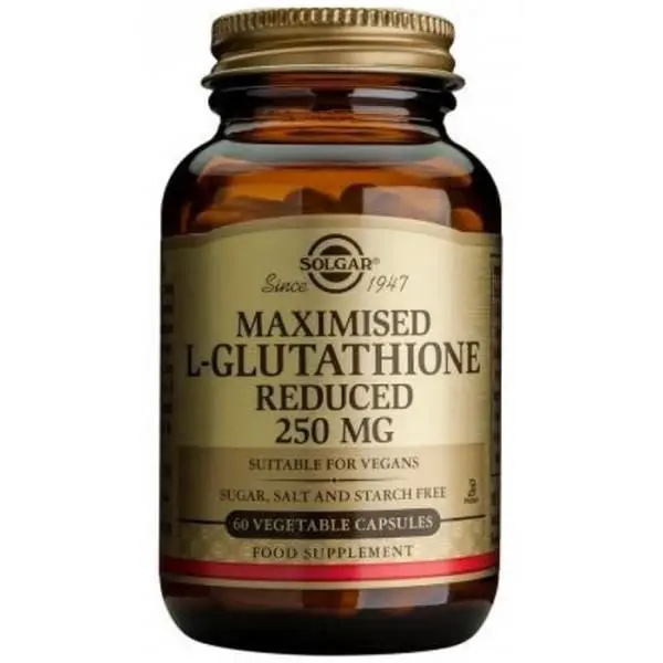 L-Glutatión maximizado 250 mg 60 cápsulas - Solgar