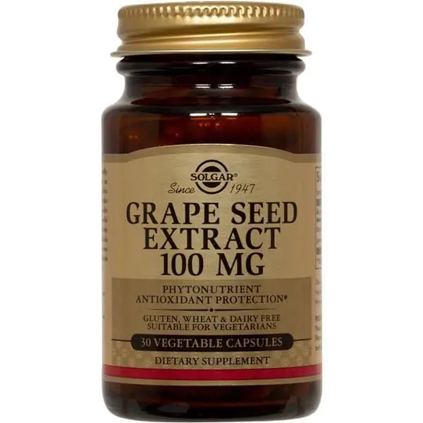 Extracto de semilla de uva 100 mg 30 cápsulas - Solgar