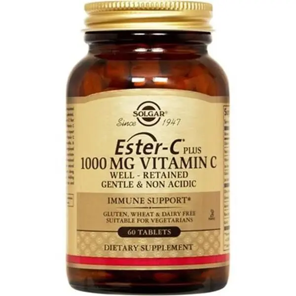 Ester-C Plus 1000 mg Vitamina C 60 comprimidos - Solgar