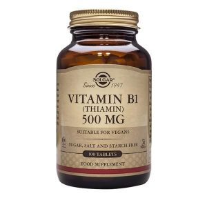 Vitamina B1 (Tiamina) 100 Comprimidos - Solgar
