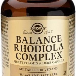 Balance Rhodiola Complex 60 cápsulas – Solgar