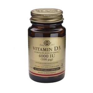 Vitamina D3 4000Iu 100Mcg 60 Capsulas - Solgar