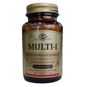 Multi I Multivitaminas E Minerais 30 Comprimidos - Pack 3 - Solgar