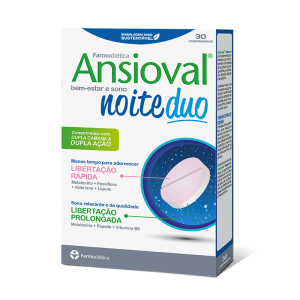 Ansioval Noite Duo 30 Comprimidos - Farmodietica