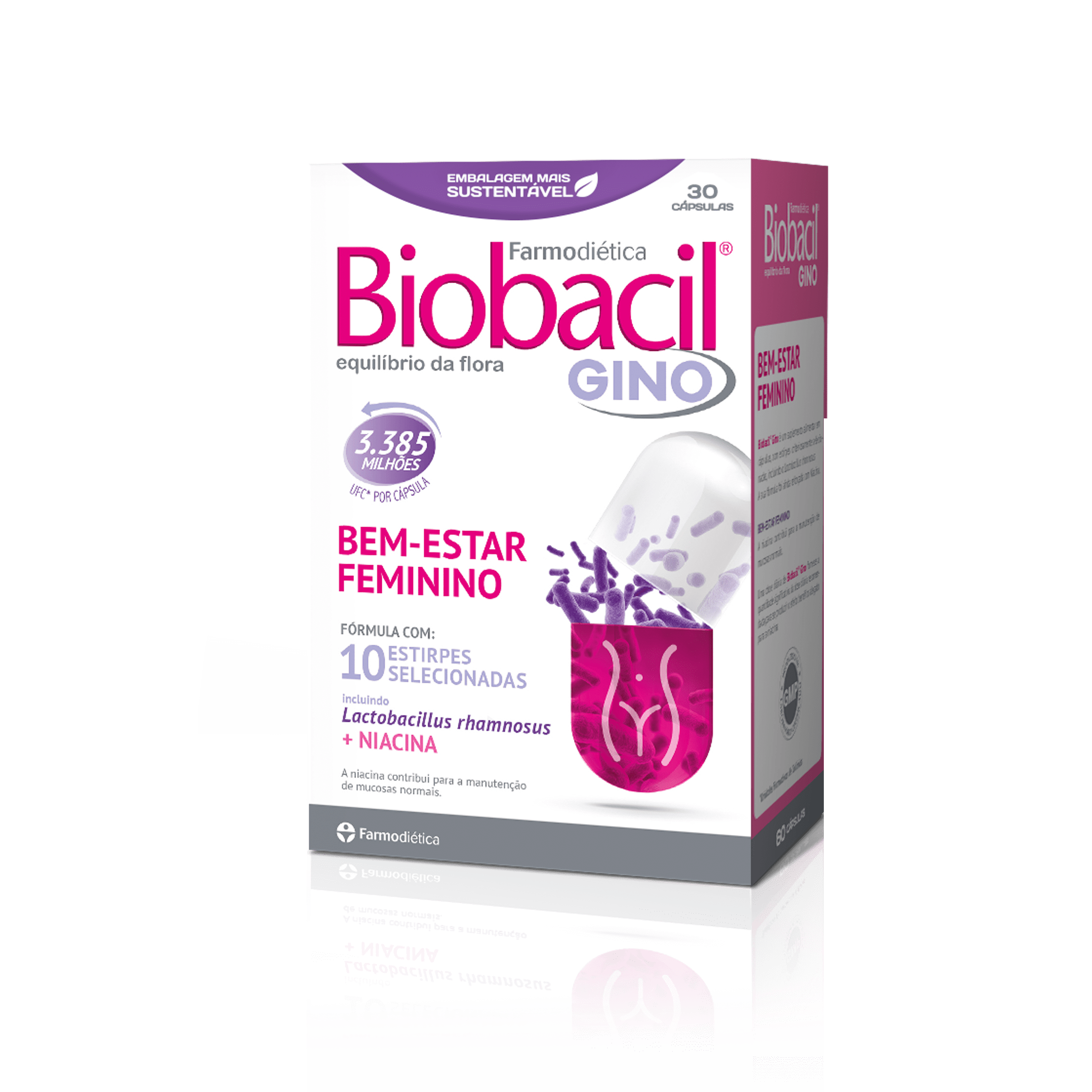 Biobacil Gino 20 Cápasulas - Farmodietica
