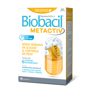 Biobacil Metactiv 30 Cápasulas - Farmodietica