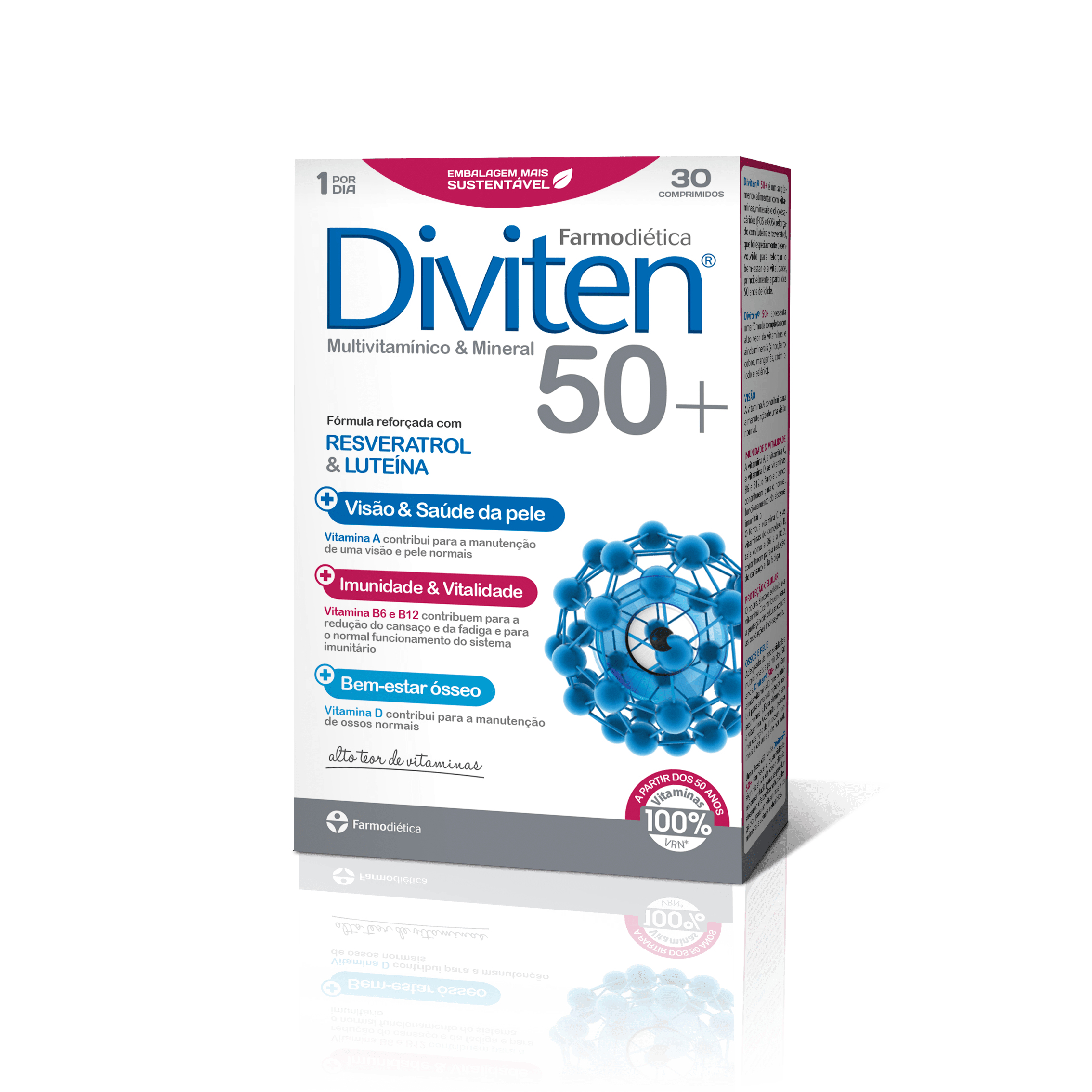 Diviten 50+ 30 Comprimidos - Farmodietica