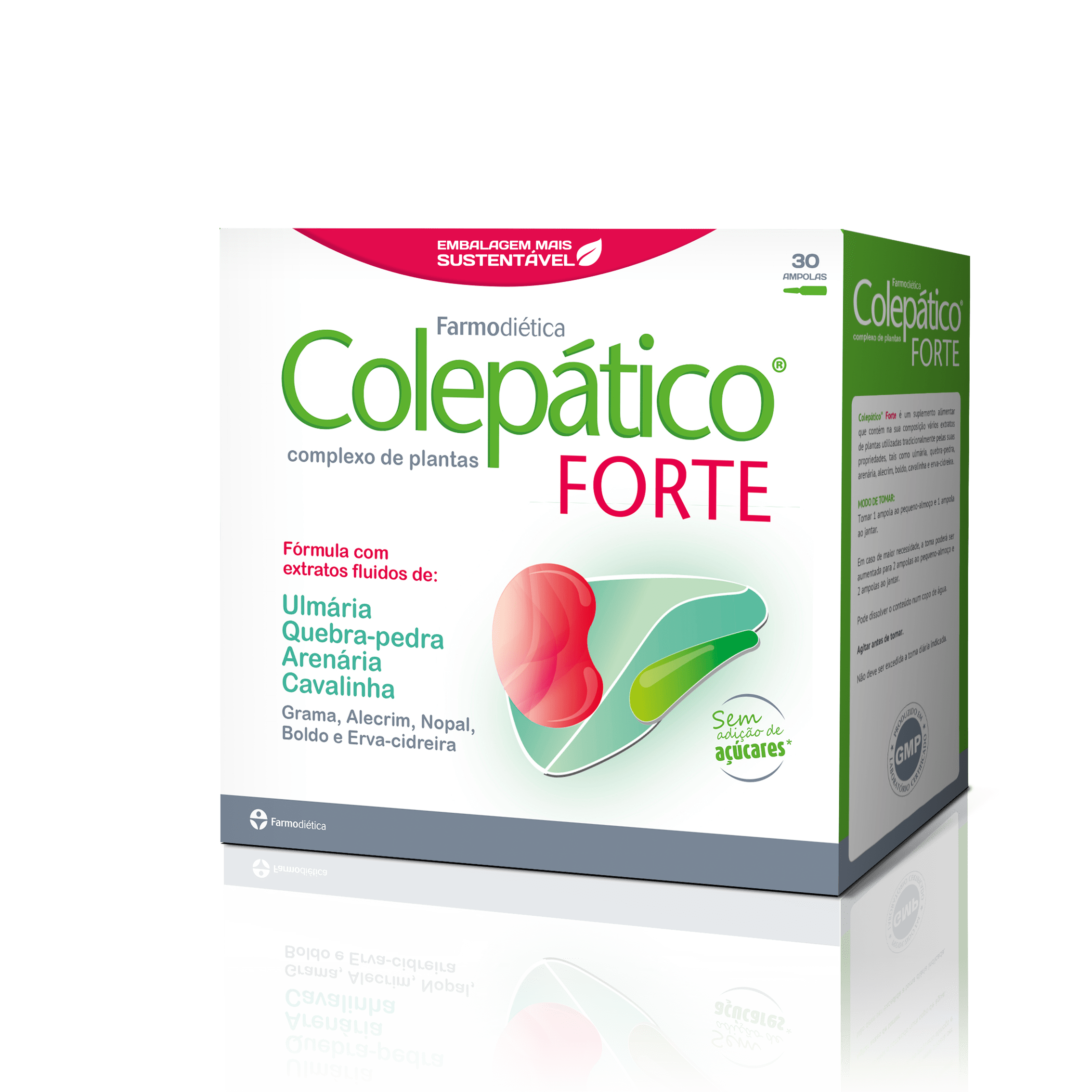 Colepático Forte 30 ampolas - Farmodiética
