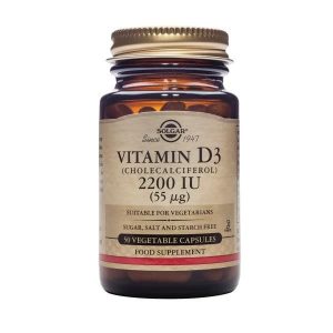Vitamina D3 2200 Ui 55 Mcg 50 Cápsulas - Solgar