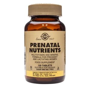 Prenatal Nutrientes 120 comprimidos – Solgar