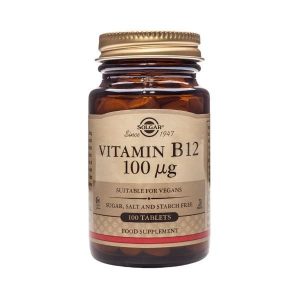 Vitamina B12 100 Mcg 100 Comprimidos - Solgar