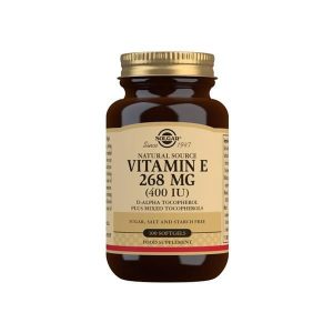 Vitamina E 400 Ui 268 Mg 100 cápsulas – Solgar