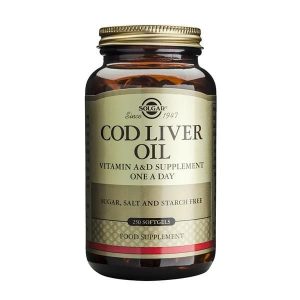 Óleo de Fígado de Bacalhau da Noruega 250 cápsulas – Solgar
