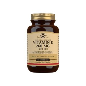 Vitamina E 268 Mg 400UI 50 cápsulas – Solgar