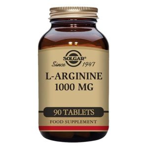 L-Arginina 1000 Mg 90 Cápsulas - Solgar