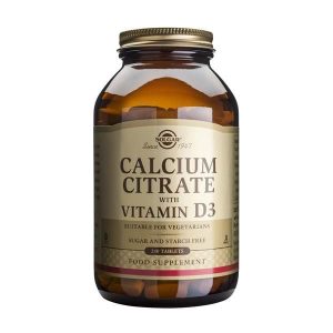 Citrato De Cálcio Com Vitamina D3 - 240 Comprimidos - Solgar