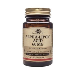 Ácido Alfa-Lipóico 60mg - 30 Cápsulas - Solgar