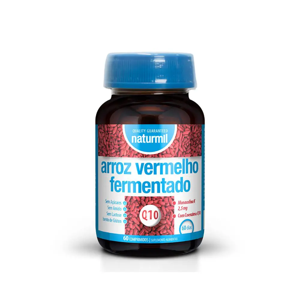 Arroz Rojo Fermentado + Q10 - 60 Comprimidos - Naturmil - Toma 4 Paga 3