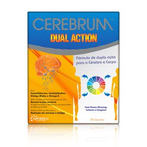 Cerebrum Dual Action – 30 Cápsulas - Pague 2 Leve 3 - Natiris