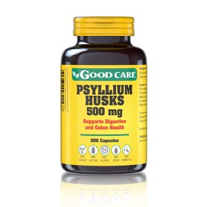 Psyllium Husks 500mg 200 Cápsulas – Good Care